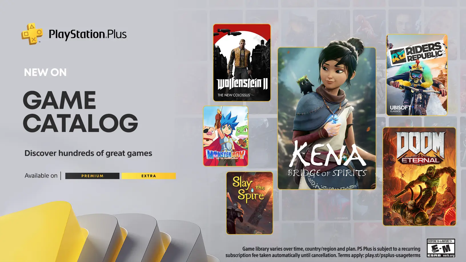 PlayStation Plus на квітень: Kena: Bridge of Spirits, Doom Eternal, Riders Republic