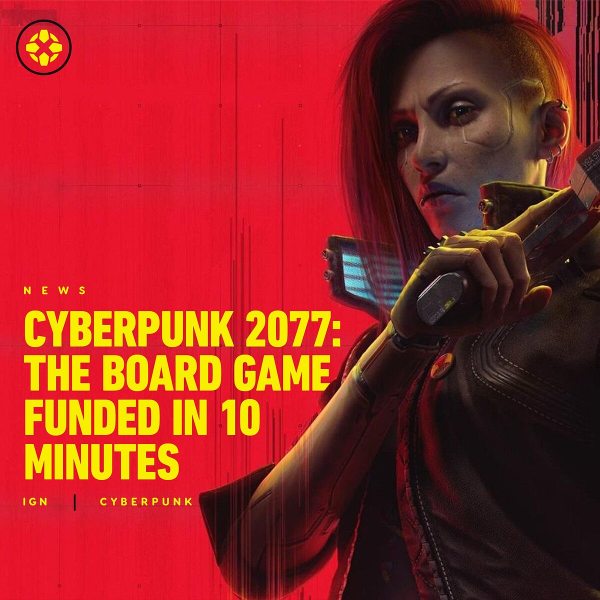 Cyberpunk 2077: The Board Game, профінансована за 10 хвилин