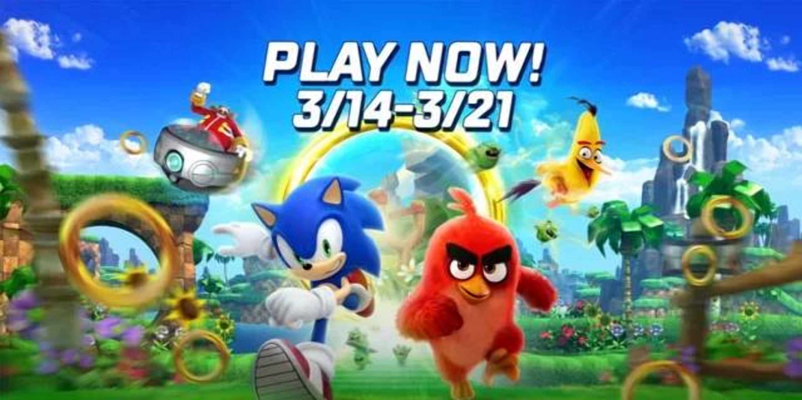 Sonic Dash, Angry Birds 2, Angry Birds Friends та інші ігри об'єдналися в епічний кросовер SEGA та Rovio