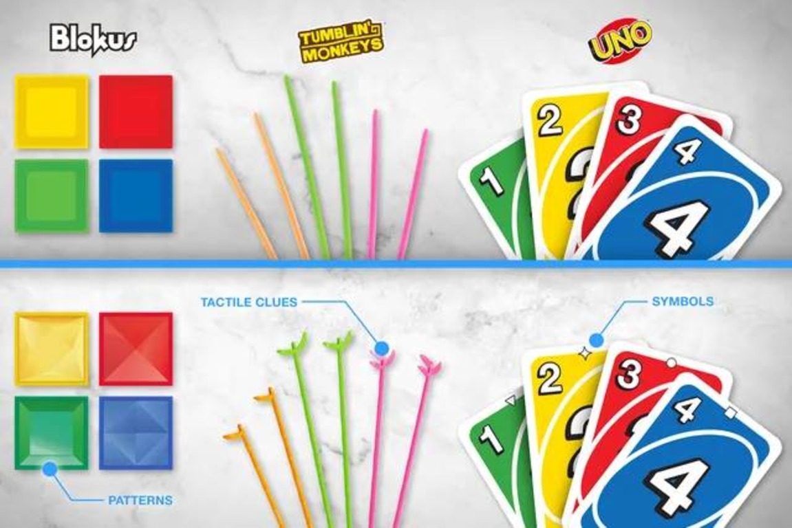 Mattel робить такі ігри, як Uno, більш доступними для дальтоніків