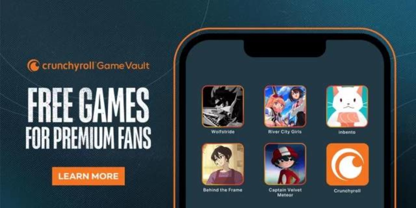 Crunchyroll оголошує про створення Crunchyroll Game Vault, щоб надати гравцям необмежений доступ до преміум-ігор без реклами та покупок у додатку