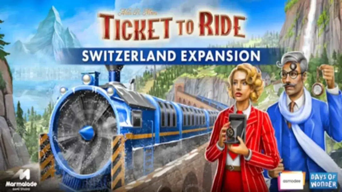 Ticket to Ride запускає нову експансію в Швейцарії